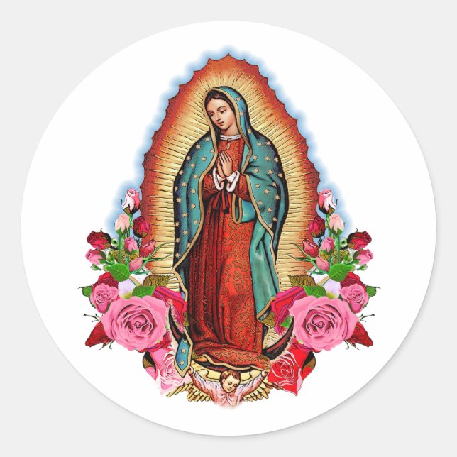 Adesivo Nossa Senhora de Guadalupe Virgem Mary Sticker (Frente)