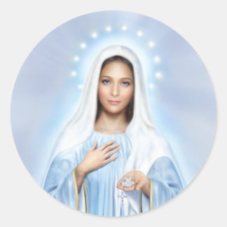 Adesivo Nossa Senhora de Medjugorje Envelope Vinhetas de S