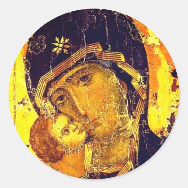 Adesivo Nossa Senhora de Vladimir (Frente)