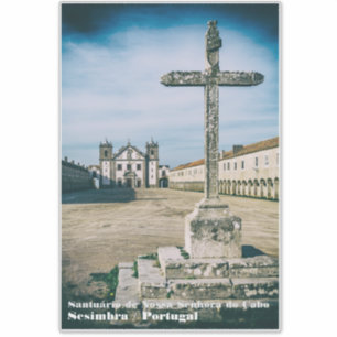 Adesivo Nossa Senhora do Cabo Santuário, cruz e igreja