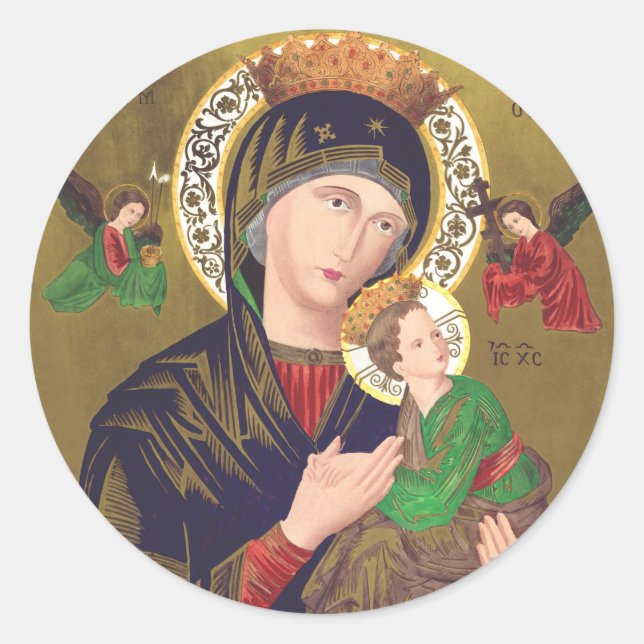 Adesivo Nossa Senhora do Perpétuo Socorro (Frente)