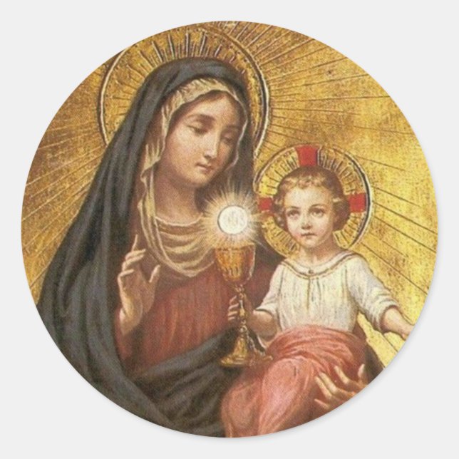 Adesivo Nossa Senhora do Sacramento Abençoado (Frente)