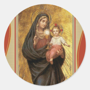 Adesivo "Nossa senhora do sacramento abençoado com bebê