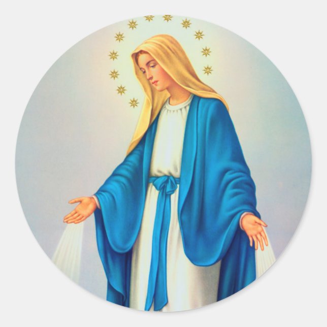 Adesivo Nossa Senhora Imaculada Conceição (Frente)