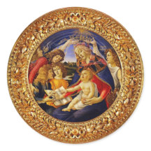 Nossa Senhora Virgem Mary Magnífica Stickers