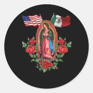 Adesivo Nossa Senhora Virgen De Guadalupe Bandeira Mexican
