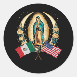 Adesivo Nossa Senhora Virgen De Guadalupe Bandeira Mexican