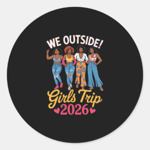 Adesivo Nossa Viagem de Meninas de 2026 Roupas de Férias e