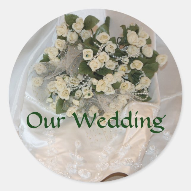 Adesivo Nosso casamento (Frente)