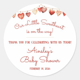 Adesivo Nosso Pequeno Favor Do Chá de fraldas