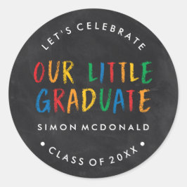 ADESIVO NOSSO PEQUENO GRADUADO | FESTA DE FORMATURA NO QUA