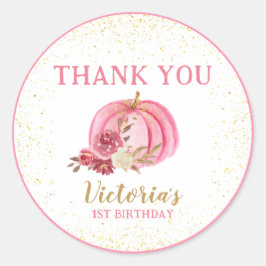 ADESIVO NOSSO PEQUENO PRIMEIRO ANIVERSARIO DE COR DE ÁGUA 