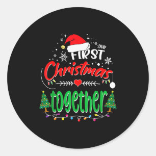 Adesivo Nosso Primeiro Natal Juntos 2021 1º Natal