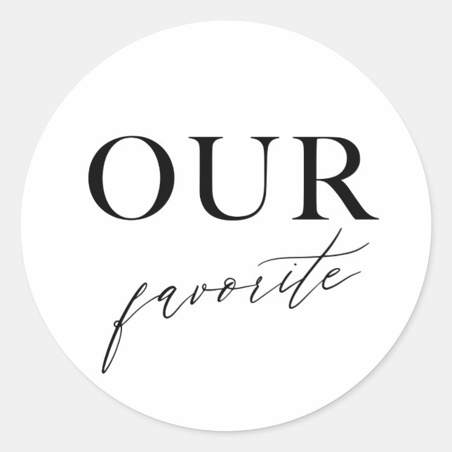 Adesivo Nosso Stick Personalizado do Bag de Tratamento Fav (Frente)