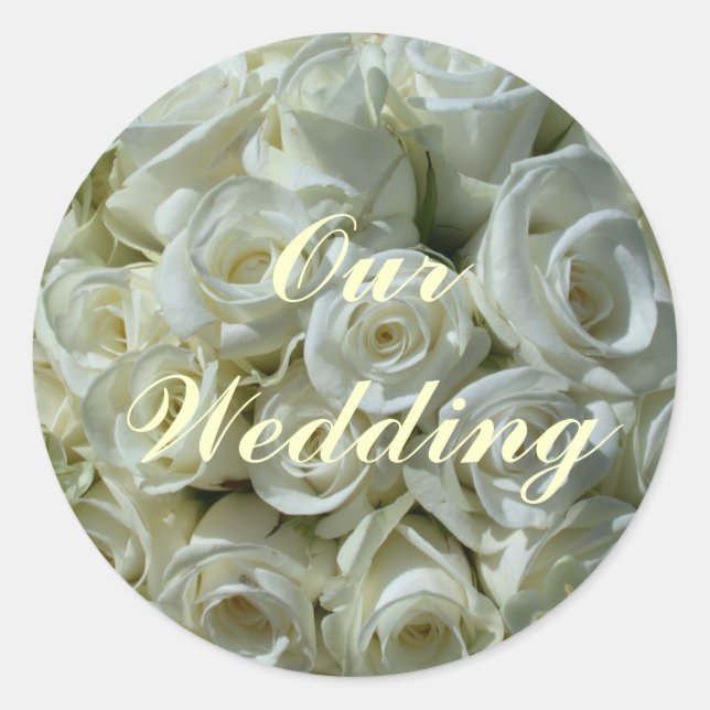 Adesivo Nosso Vinheta de Casamento (Frente)