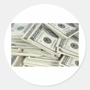 Adesivo Notas de dólar de um Hundered