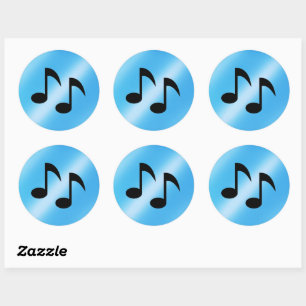Adesivo Notas de Música