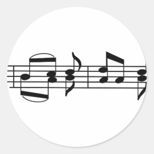 Adesivo Notas de Música