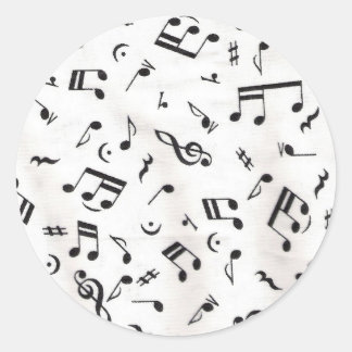 Adesivo Notas de Música