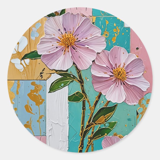 Adesivo Notebook Floral Delight (Frente)