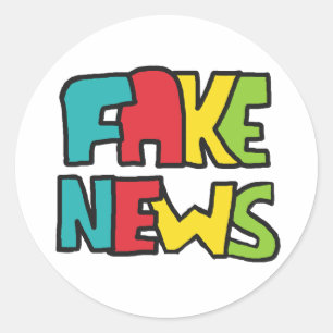 Adesivo Notícias falsas