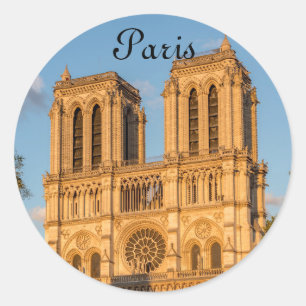 Adesivo Notre Dame de Paris em Ouro Hour - Paris, França