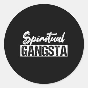 Adesivo Nova Era Espiritual Espiritualidade Ioga Gângster