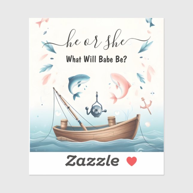 Adesivo Nova Gancho Bait Divertido Madeira Peixes Pesca Ra (Folha)