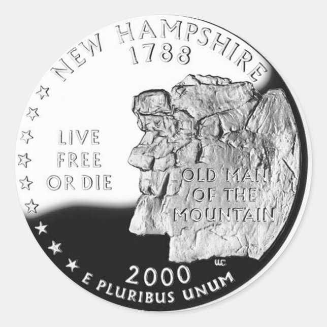 Adesivo Nova Hampshire (Frente)