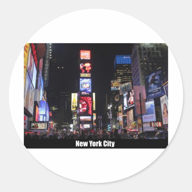 Adesivo Nova Iorque de Times Square (Frente)