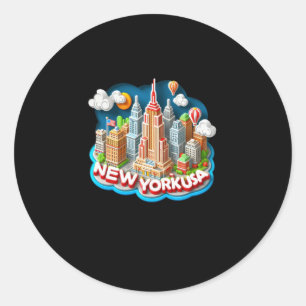 Adesivo Nova Iorque In Usa Sticker
