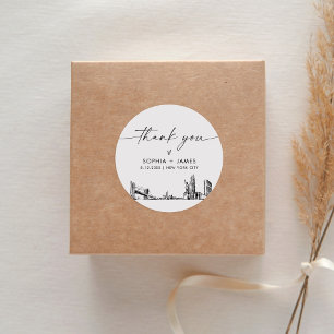 Adesivo Nova Iorque Obrigado Favor 3" (folha 6)