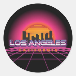 Adesivo Nova onda Los Angeles retro