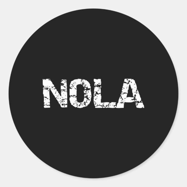 Adesivo Nova Orleans Férias Louisiana Py Citação Nola (Frente)