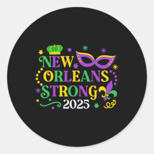 Adesivo Nova Orleans Forte 2025 Unity Mardi Gras Mens Wome