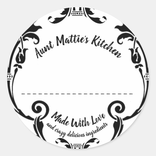 Adesivo Nova Orleans Grillwork Cozinhar Baking (Frente)