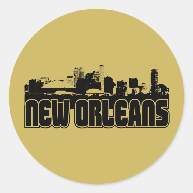 Adesivo Nova Orleans Skyline (Frente)