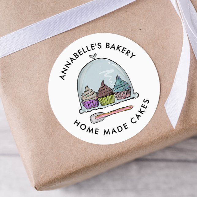 Adesivo Nova padaria do Cupcake Cakes & Sweets (Criador carregado)