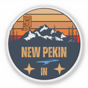 Adesivo Nova Pekin, Indiana