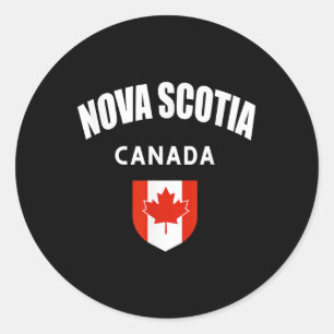 Adesivo Nova Scotia Canadá Bandeira Canadense Hiking Acamp