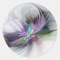 Nova Vida, Arte Fantasia Abstrata Fractal Colorida