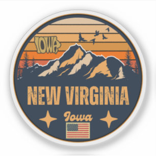 Adesivo Nova Virgínia, Iowa