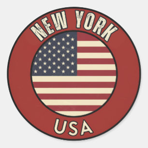 Adesivo Nova York Estados Unidos da América