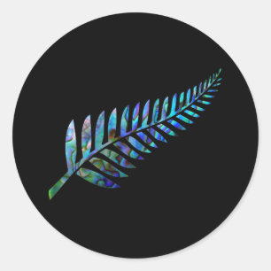 ADESIVO NOVA ZEALAND KIWI FERN SIMPLES PAUA