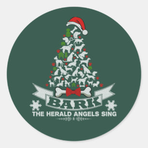 Adesivo Novidade do Cachorro de Natal do latido