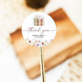 Adesivo Novo capítulo inicia Chá de panela de flor selvage