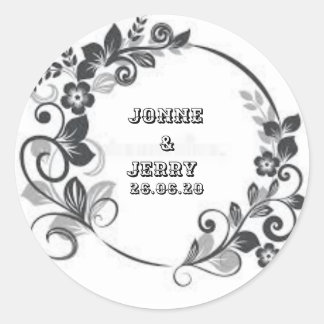 Adesivo Novo Design Clássico Round Sticker