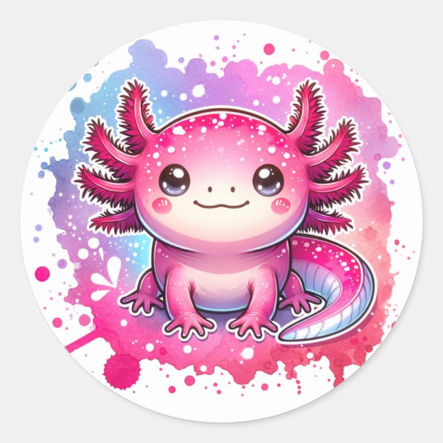 Adesivo Novo Design do Galo Axolotl (Frente)