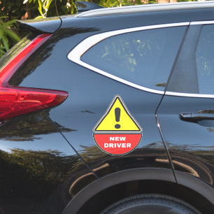 Adesivo Novo driver (Sign de alerta)