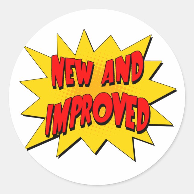 Adesivo NOVO e MELHORADO (Frente)